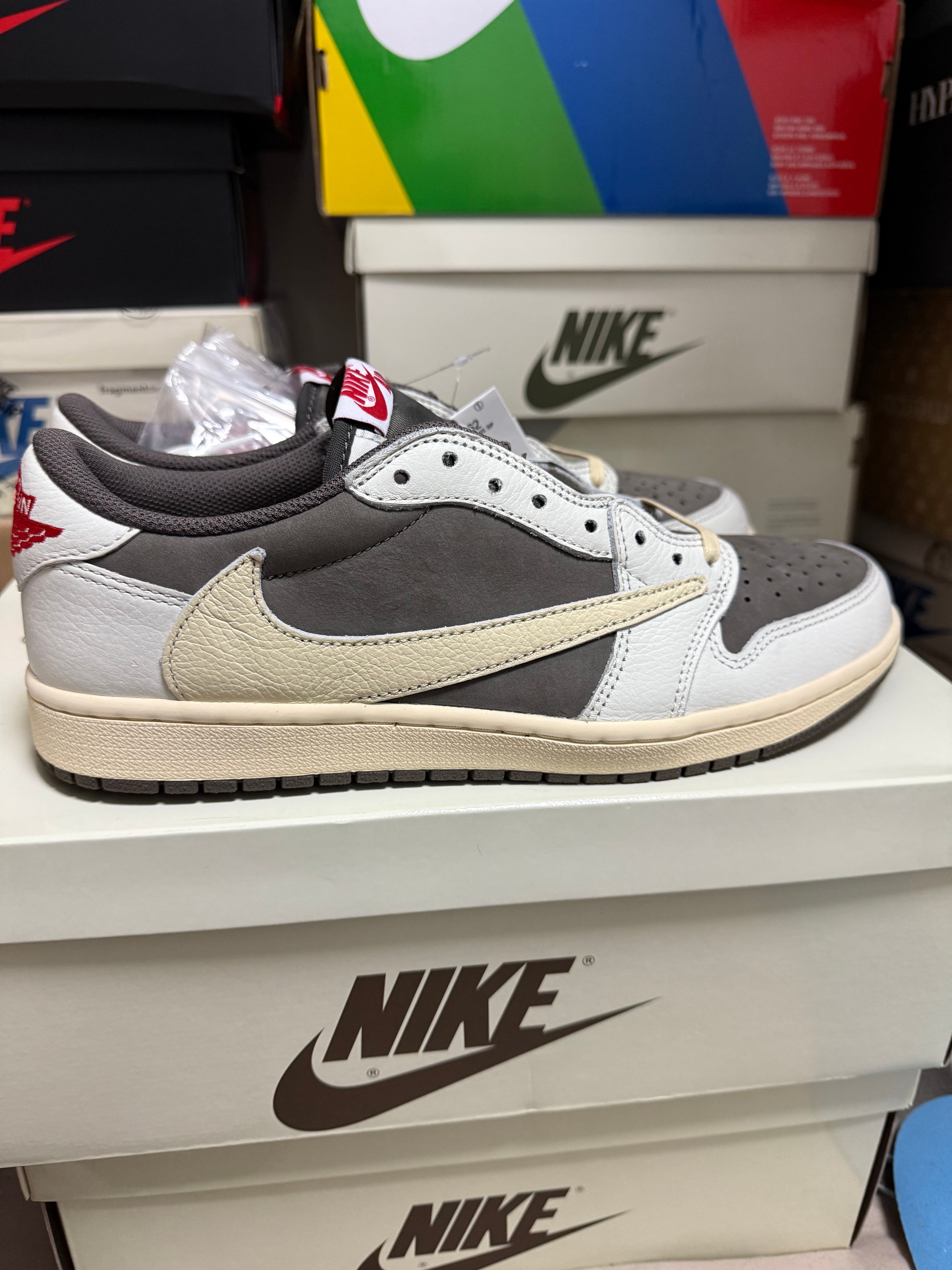 Travis Scott × Nike Air Jordan 1 Low OG SP "Reverse Mocha/Sail and Ridgerock"