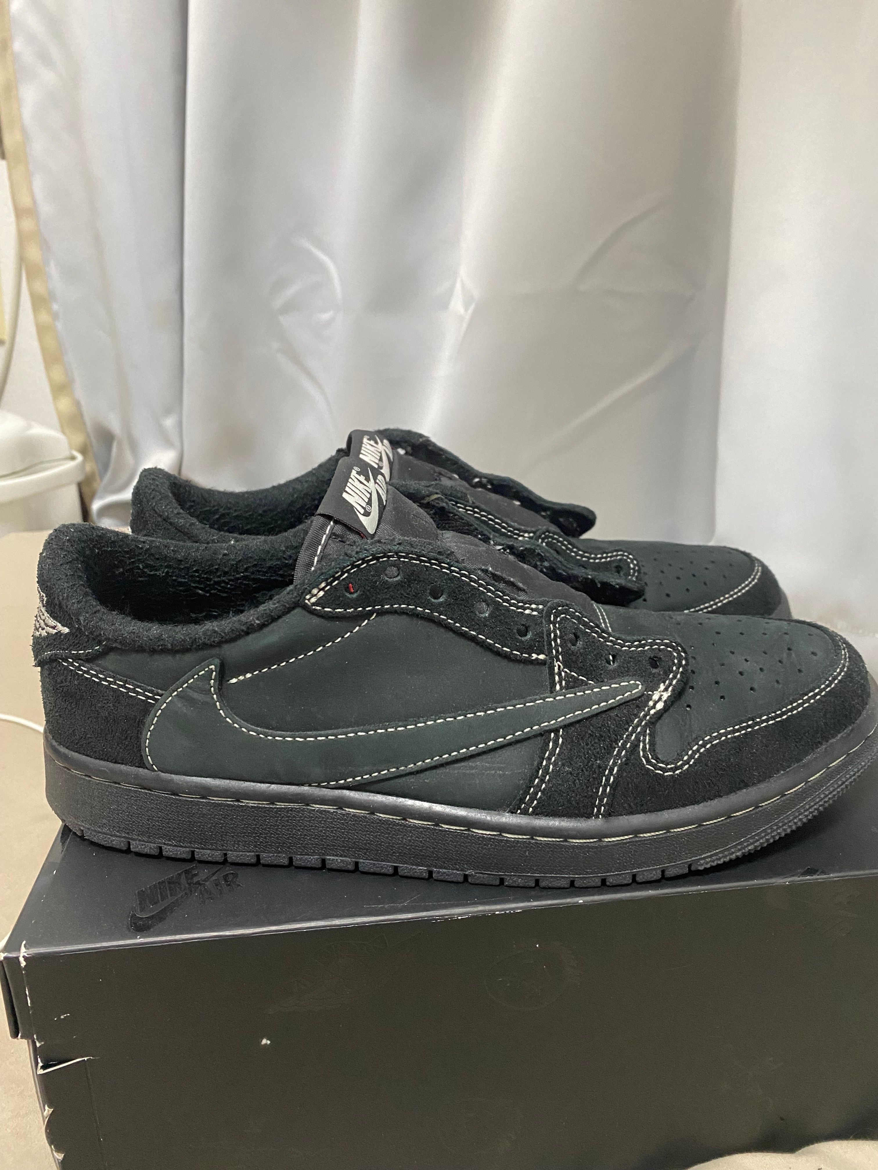 Travis Scott × Nike Air Jordan 1 Low OG SP "Black Phantom"