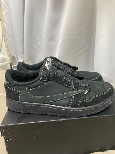 Travis Scott × Nike Air Jordan 1 Low OG SP "Black Phantom"