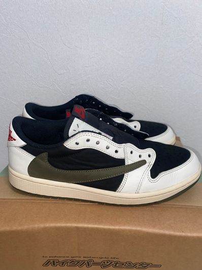 Travis Scott × Nike Women's Air Jordan 1 Low OG "Medium Olive"