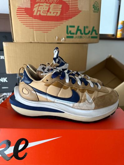 Sacai × Nike Vapor Waffle "Sesame And Blue Void"