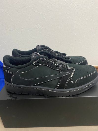 Travis Scott × Nike Air Jordan 1 Low OG SP "Black Phantom"