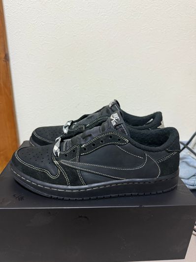 Travis Scott × Nike Air Jordan 1 Low OG SP "Black Phantom"