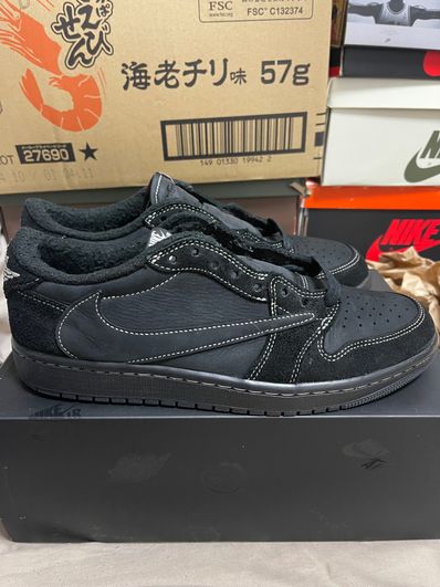 Travis Scott × Nike Air Jordan 1 Low OG SP "Black Phantom"