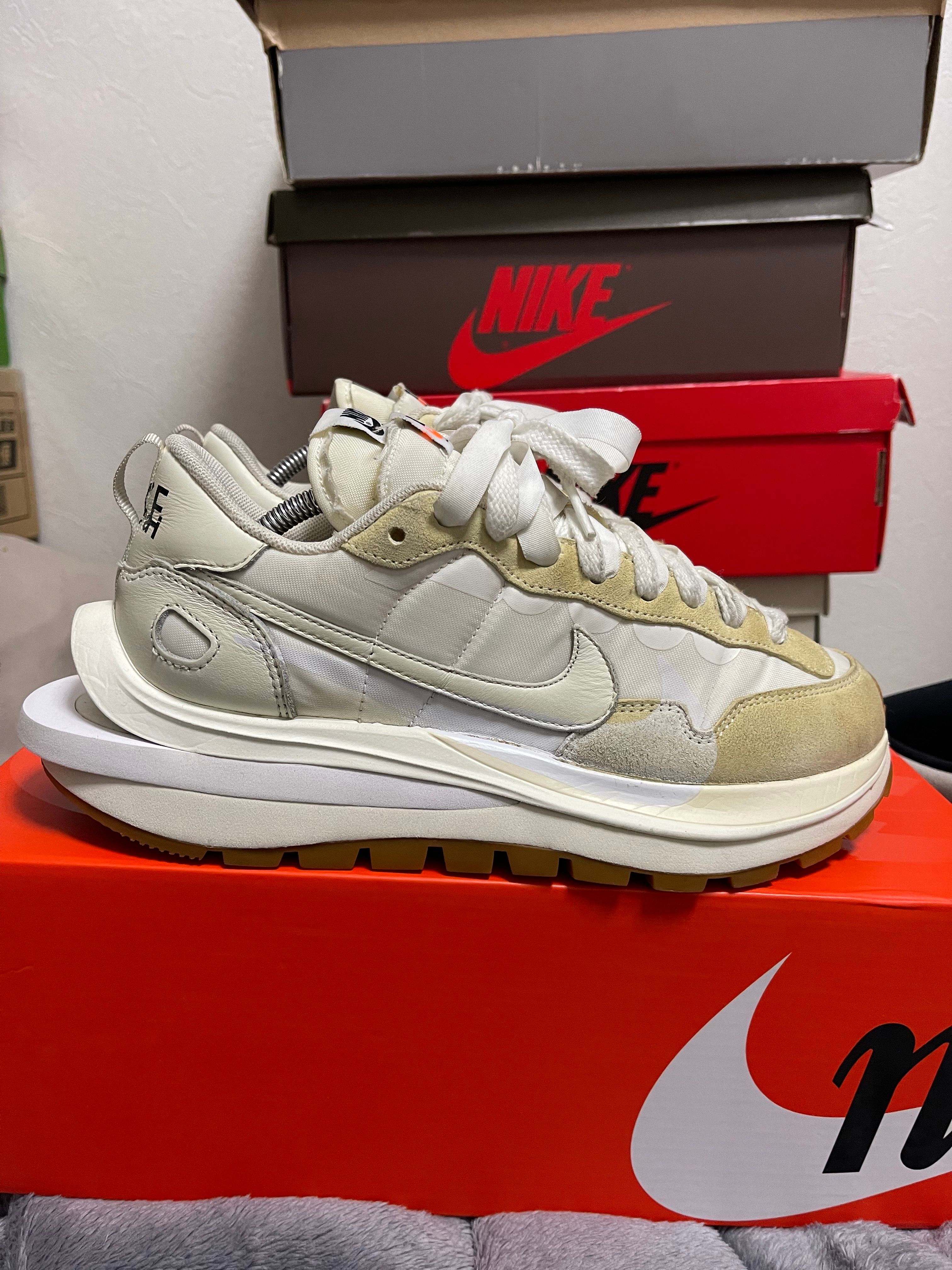 sacai × Nike Vapor Waffle "White Gum"
