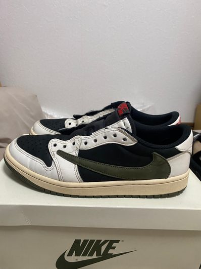 Travis Scott × Nike Women's Air Jordan 1 Low OG "Medium Olive"
