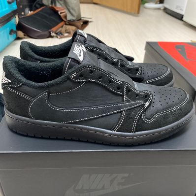 Travis Scott × Nike Air Jordan 1 Low OG SP "Black Phantom"