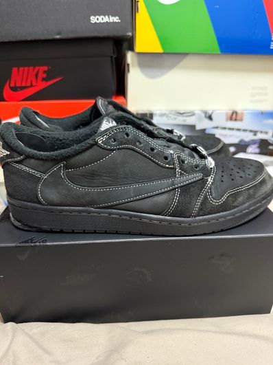 Travis Scott × Nike Air Jordan 1 Low OG SP "Black Phantom"