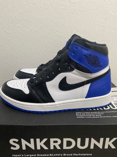 fragment design × Nike Air Jordan 1 Retro High OG "Black/Sport Royal/White"