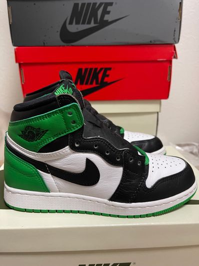 Nike GS Air Jordan 1 Retro High OG "Celtics/Black and Lucky Green" (2023)