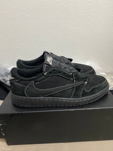 Travis Scott × Nike Air Jordan 1 Low OG SP "Black Phantom"