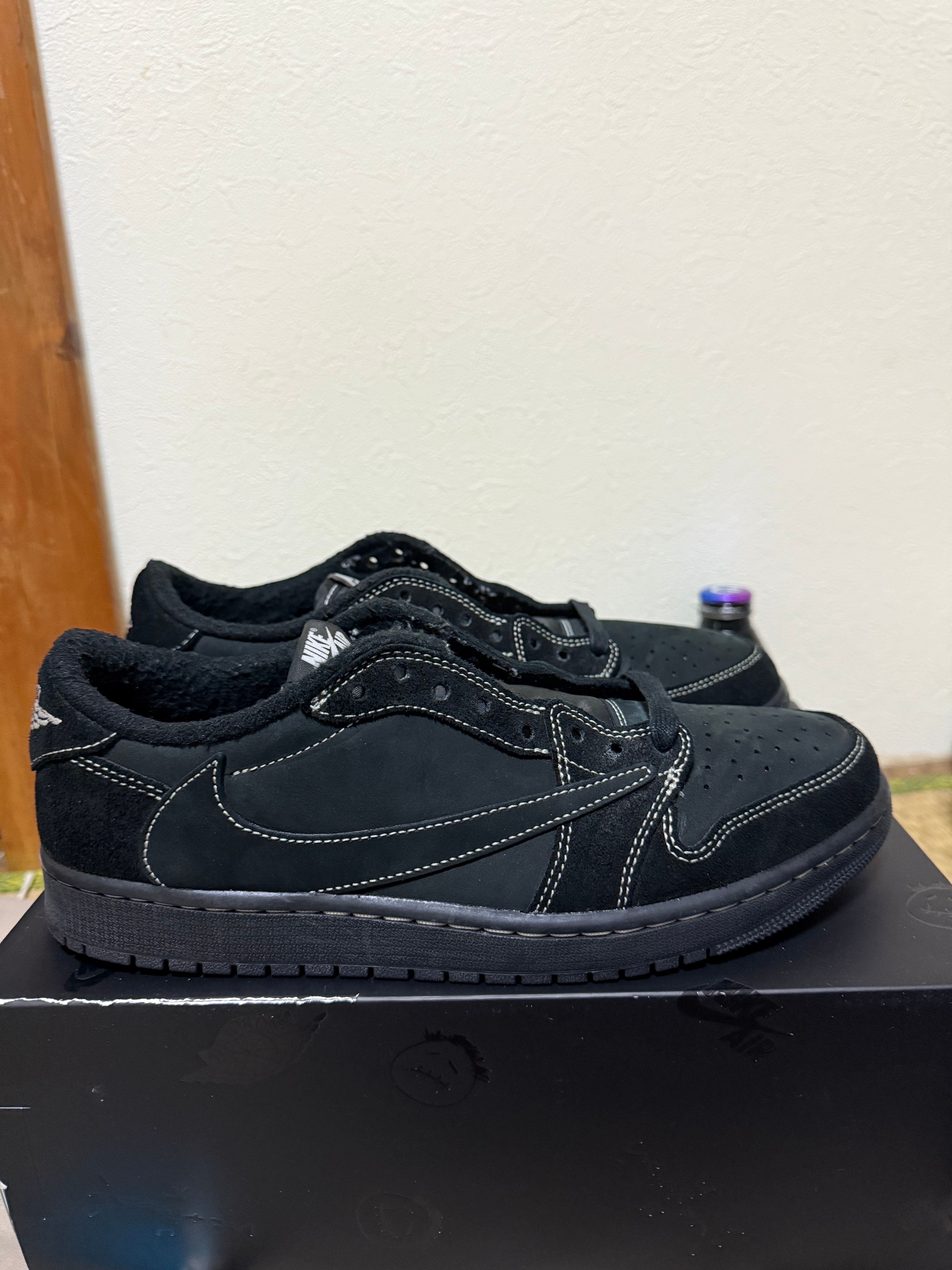 Travis Scott × Nike Air Jordan 1 Low OG SP "Black Phantom"