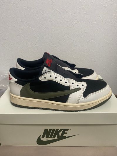 Travis Scott × Nike Women's Air Jordan 1 Low OG "Medium Olive"