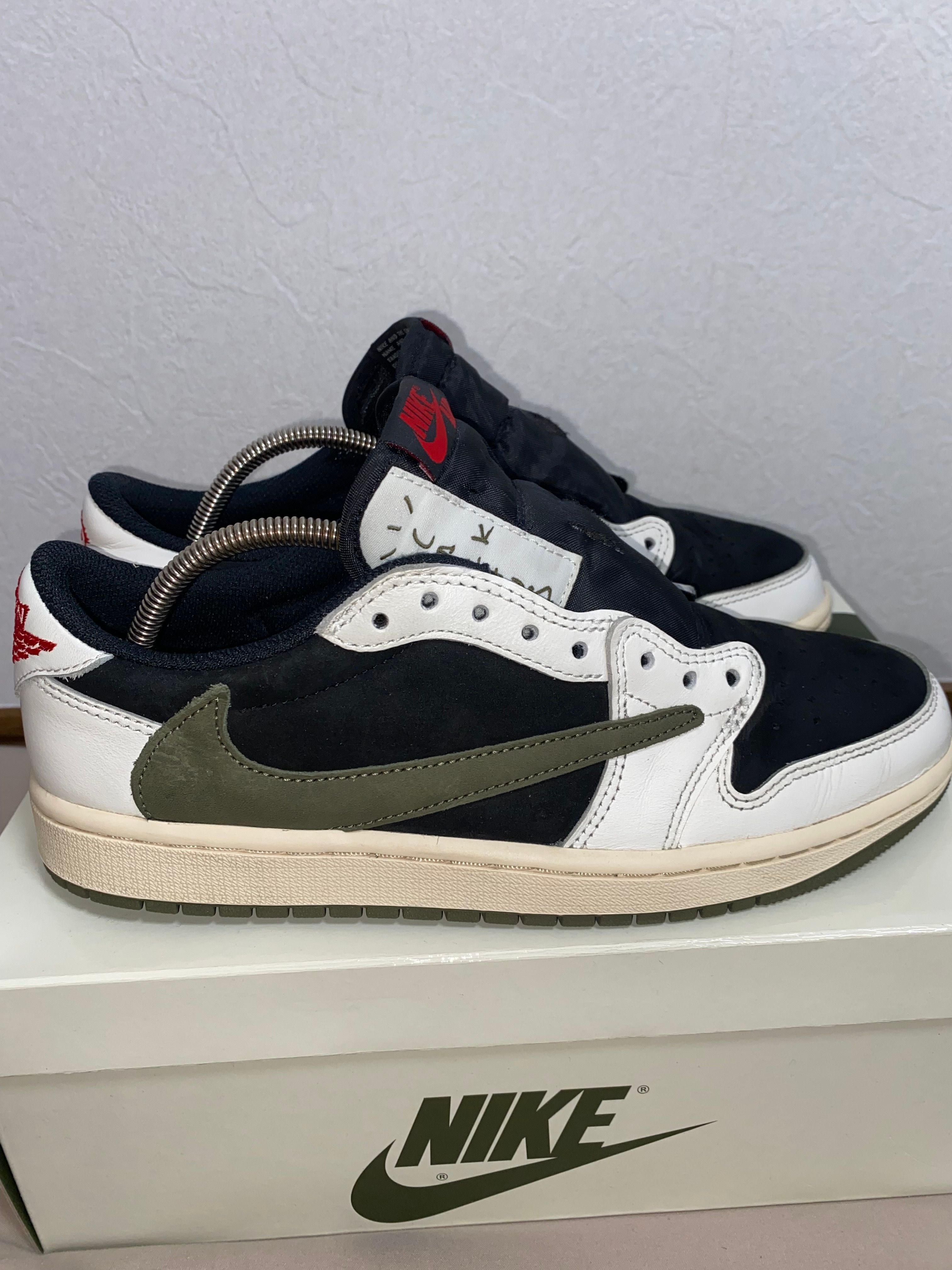 Travis Scott × Nike Women's Air Jordan 1 Low OG "Medium Olive"