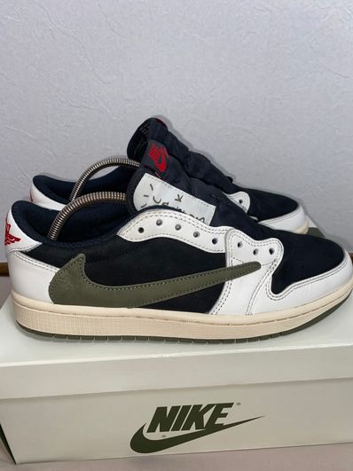 Travis Scott × Nike Women's Air Jordan 1 Low OG "Medium Olive"