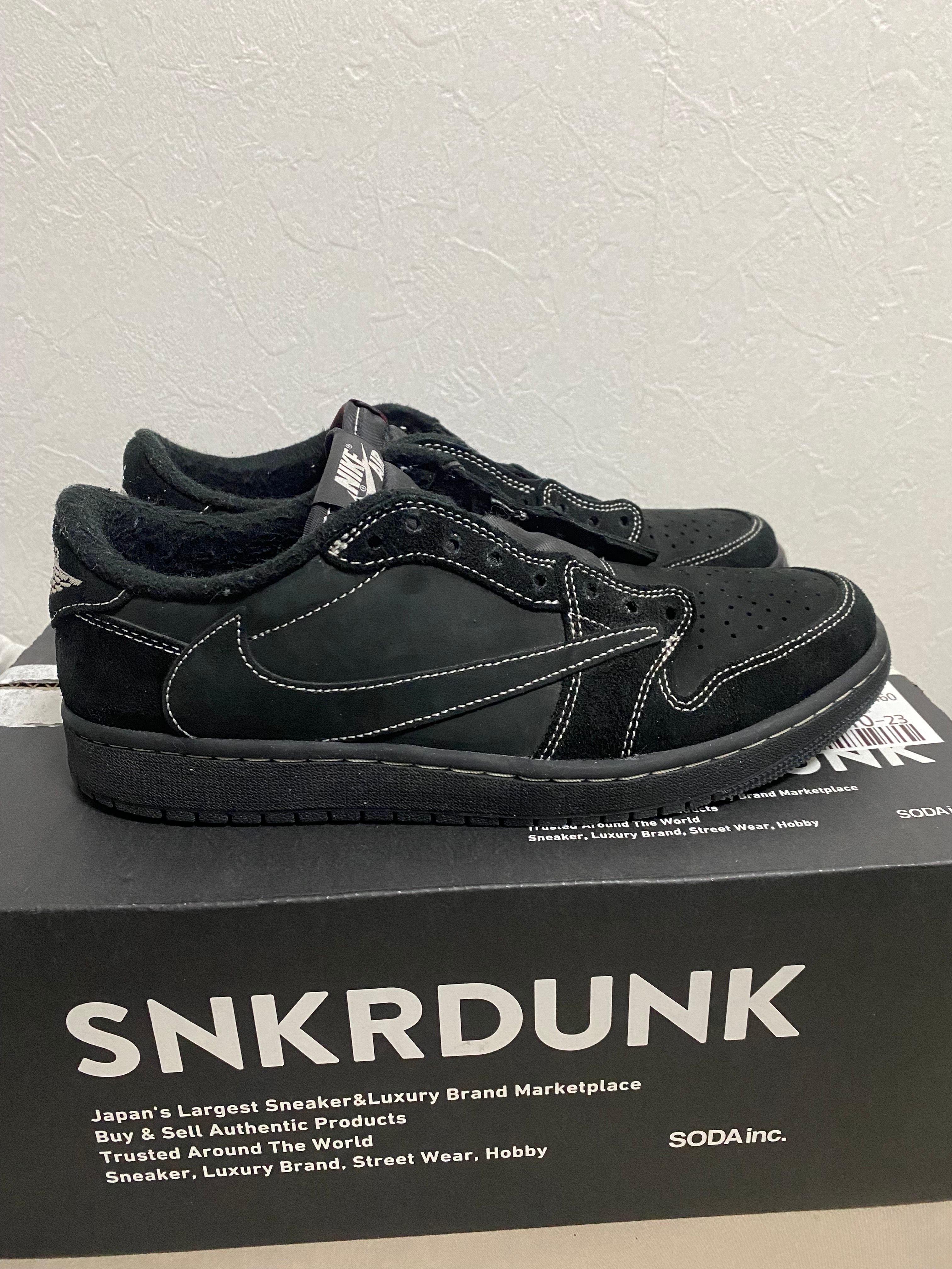 Travis Scott × Nike Air Jordan 1 Low OG SP "Black Phantom"