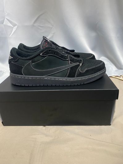 Travis Scott × Nike Air Jordan 1 Low OG SP "Black Phantom"