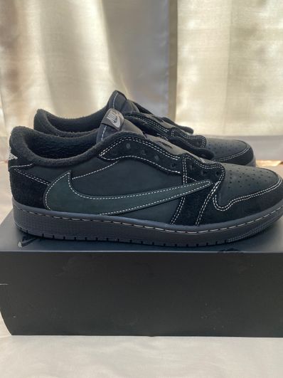 Travis Scott × Nike Air Jordan 1 Low OG SP "Black Phantom"