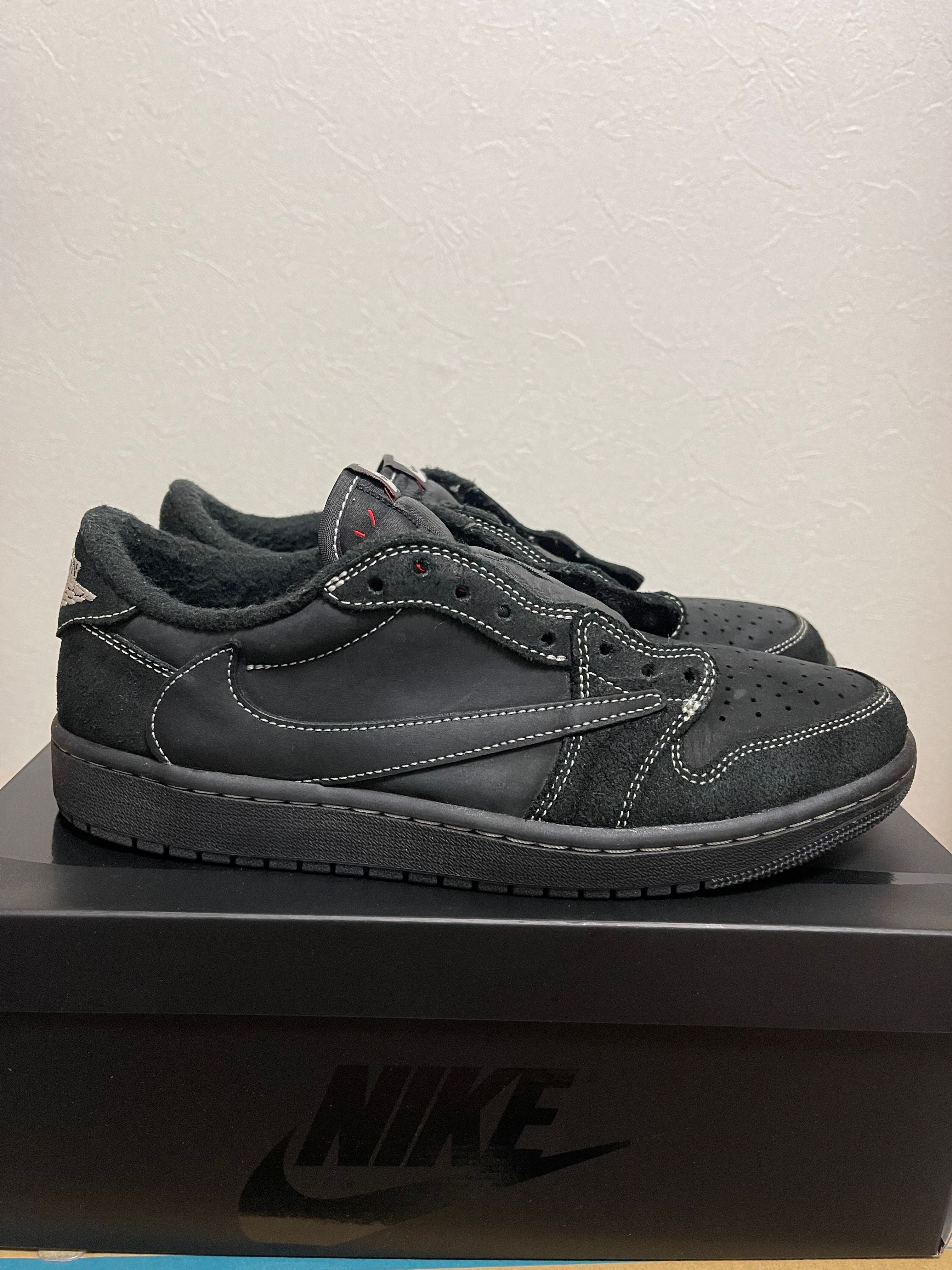 Travis Scott × Nike Air Jordan 1 Low OG SP "Black Phantom"