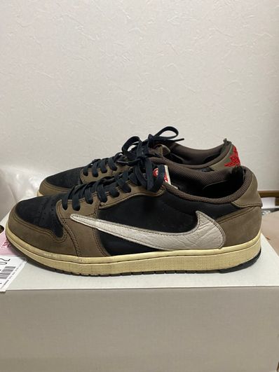 Travis Scott × Nike Air Jordan 1 Low OG SP-T "Black/Dark Mocha"