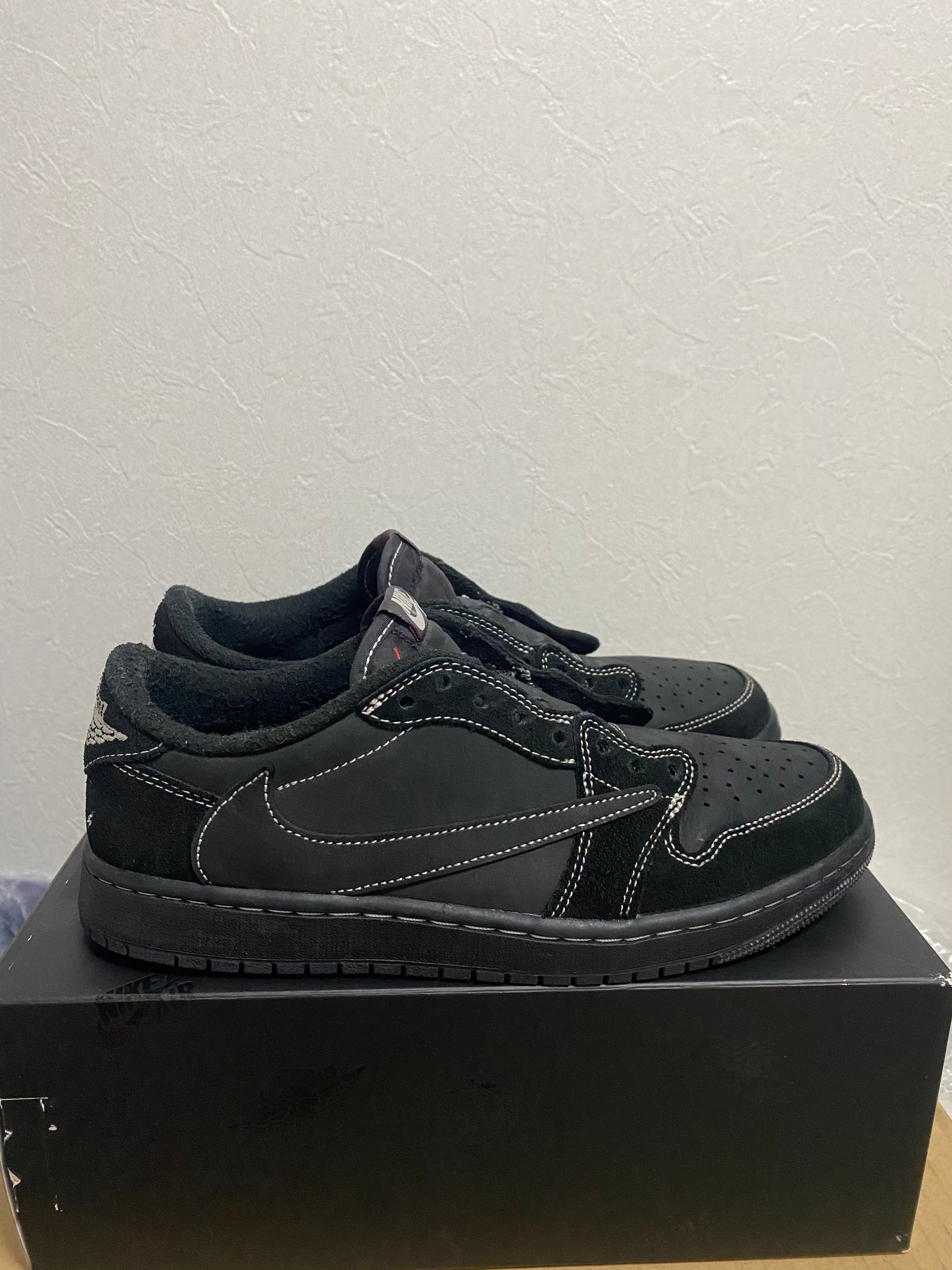 Travis Scott × Nike Air Jordan 1 Low OG SP "Black Phantom"