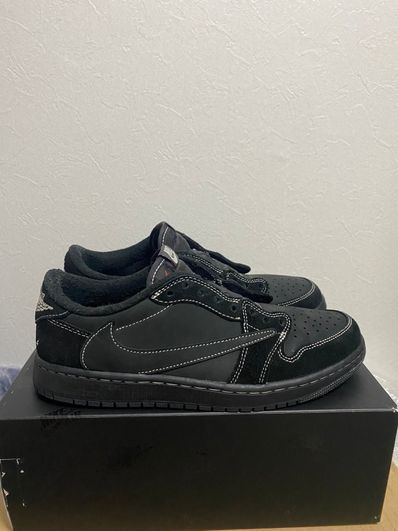 Travis Scott × Nike Air Jordan 1 Low OG SP "Black Phantom"