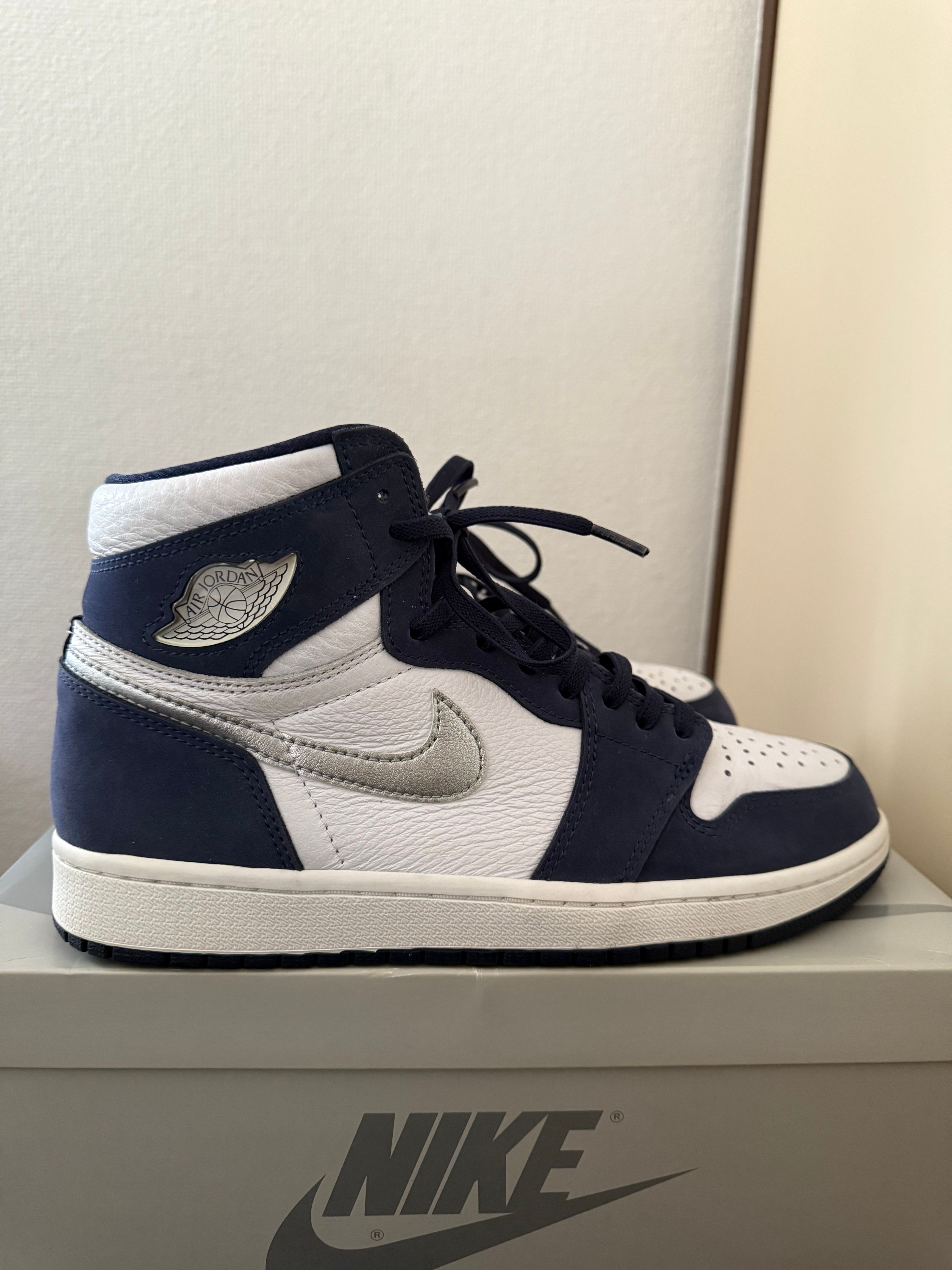 Nike Air Jordan 1 High OG CO.JP "White/Midnight Navy" (2020)(ブリーフケースなし)