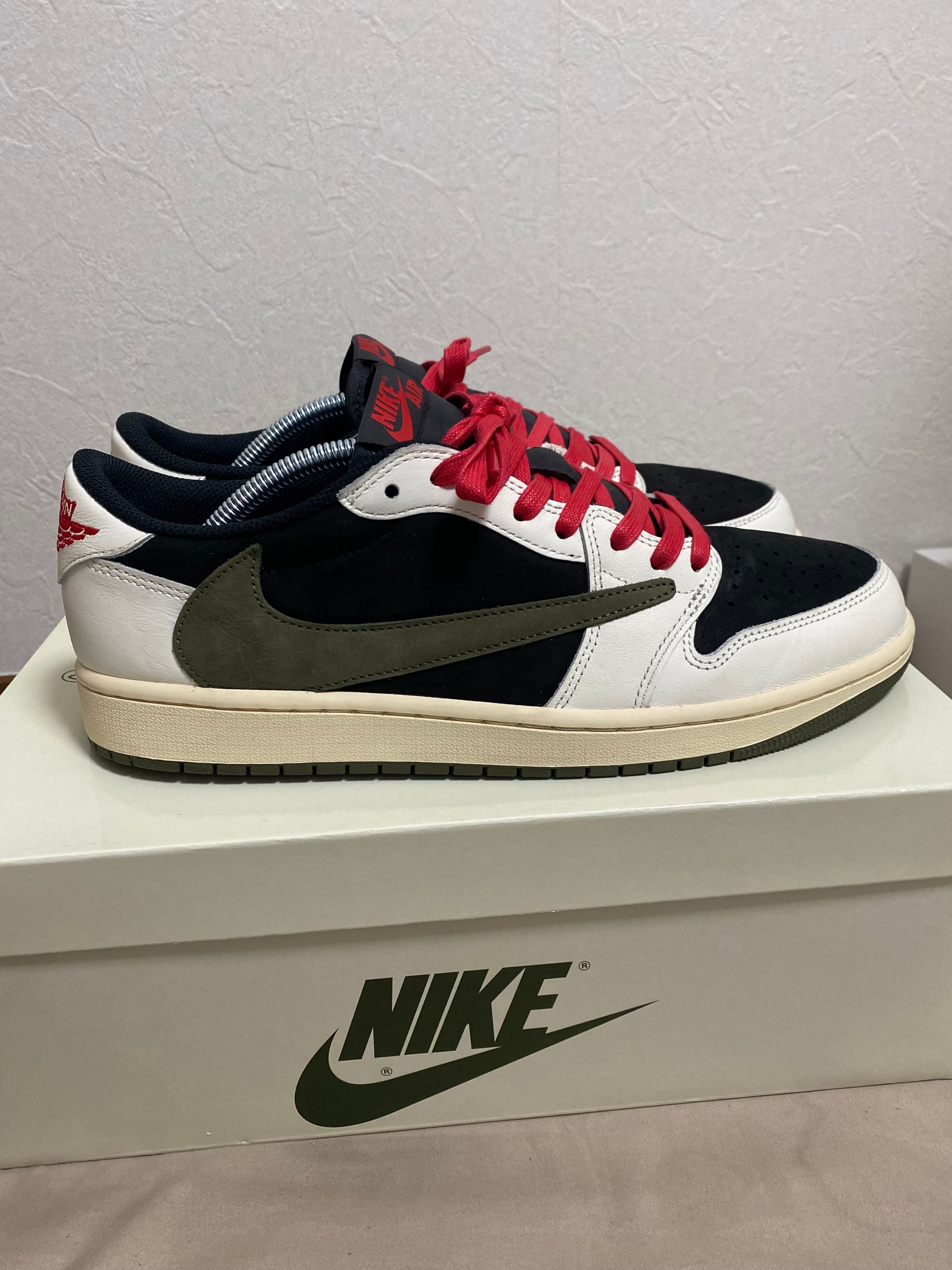 Travis Scott × Nike Women's Air Jordan 1 Low OG "Medium Olive"