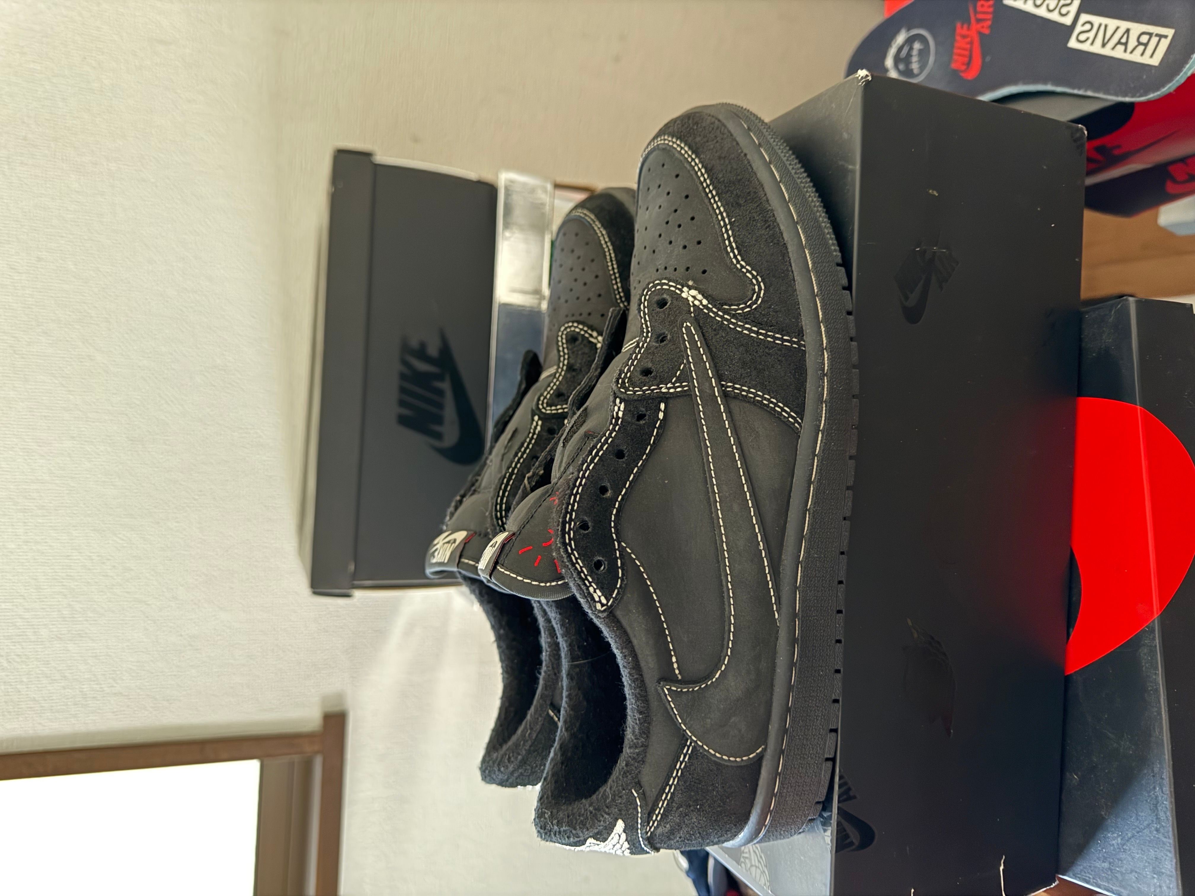 Travis Scott × Nike Air Jordan 1 Low OG SP "Black Phantom"