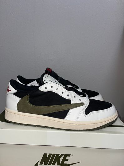 Travis Scott × Nike Women's Air Jordan 1 Low OG "Medium Olive"