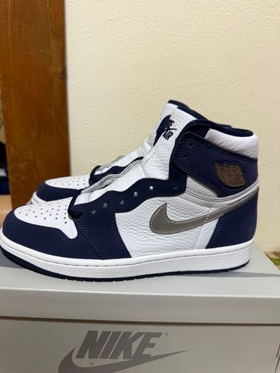 Nike Air Jordan 1 High OG CO.JP "White/Midnight Navy" (2020)(ブリーフケースなし)