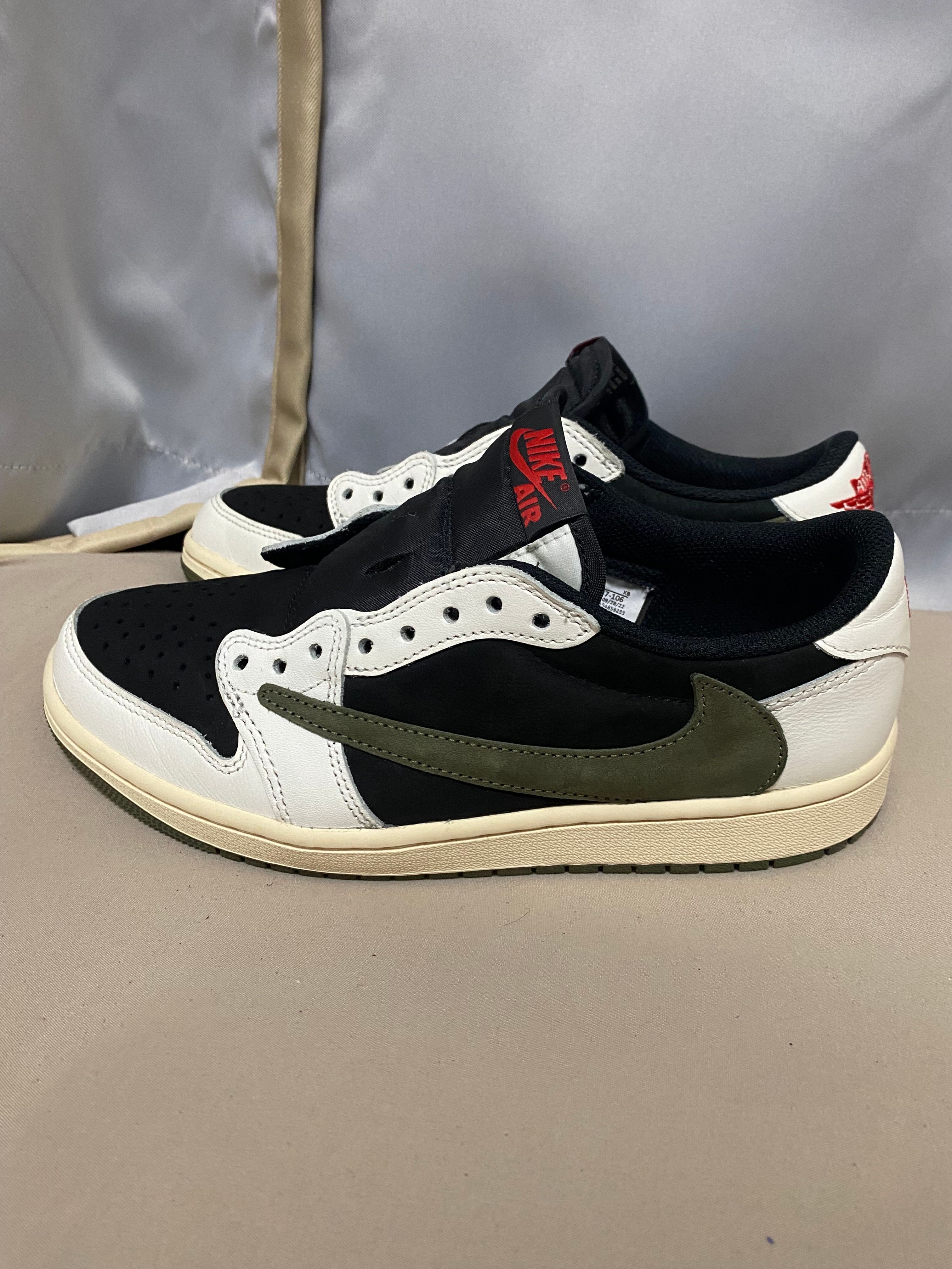 Travis Scott × Nike Women's Air Jordan 1 Low OG "Medium Olive"
