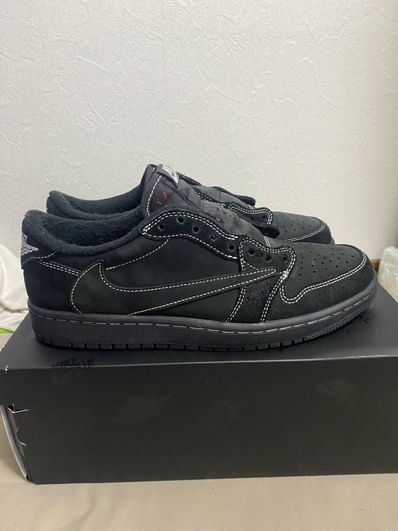 Travis Scott × Nike Air Jordan 1 Low OG SP "Black Phantom"