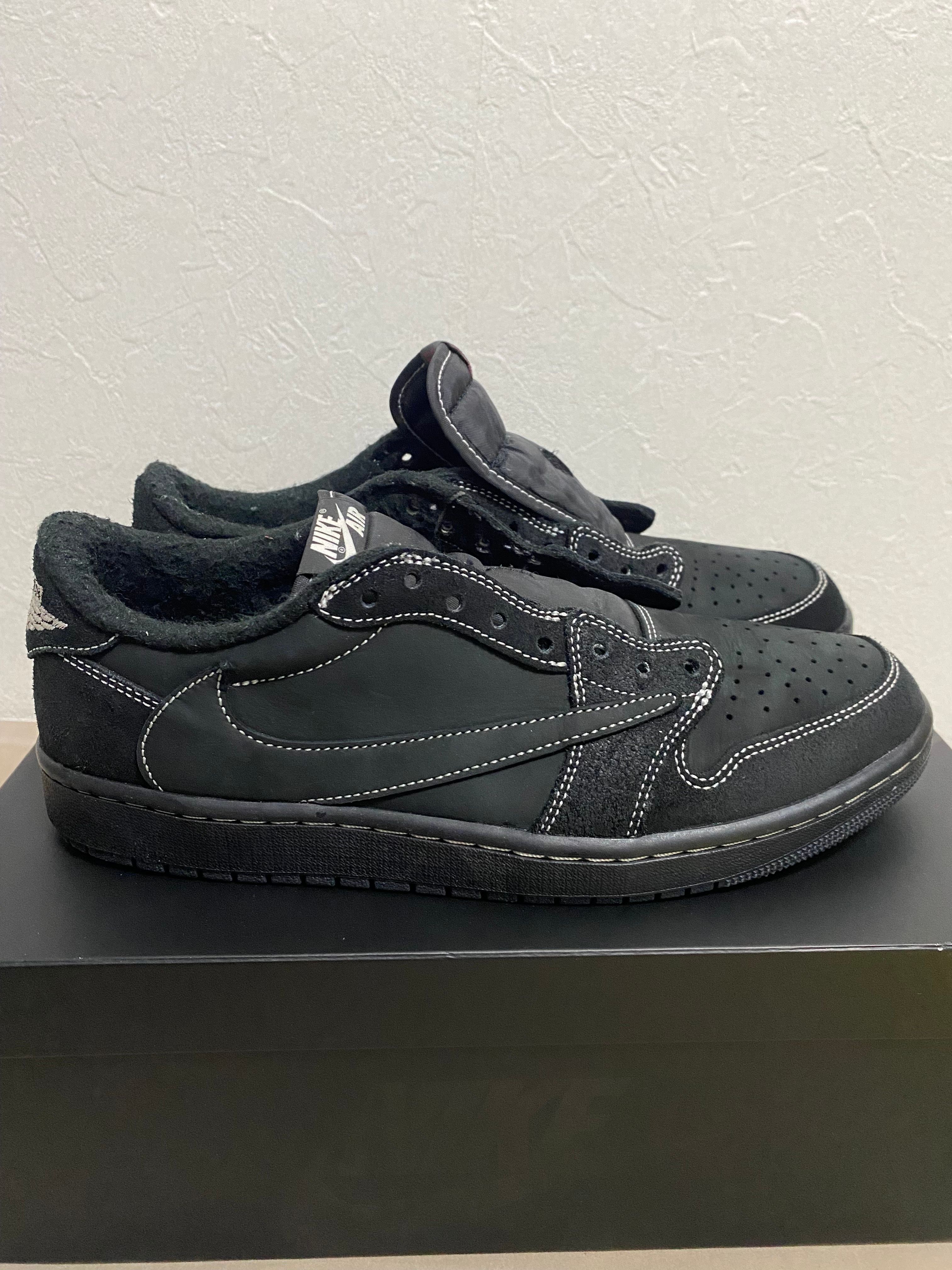 Travis Scott × Nike Air Jordan 1 Low OG SP "Black Phantom"