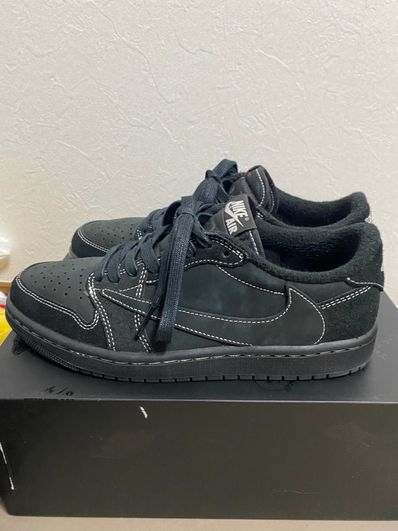 Travis Scott × Nike Air Jordan 1 Low OG SP "Black Phantom"