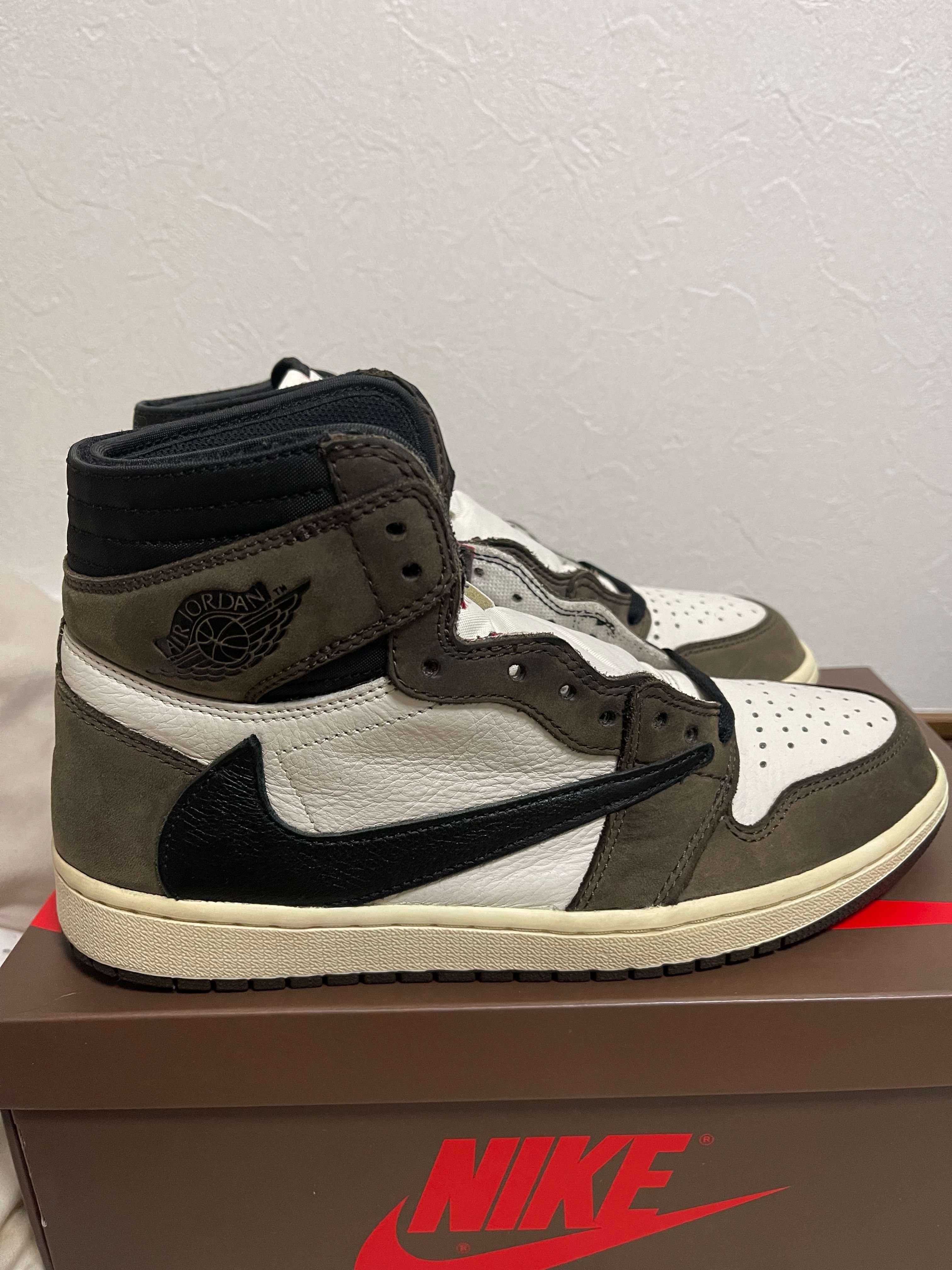 Travis Scott × Nike Air Jordan 1 Retro High OG TS SP "Sail/Dark Mocha"