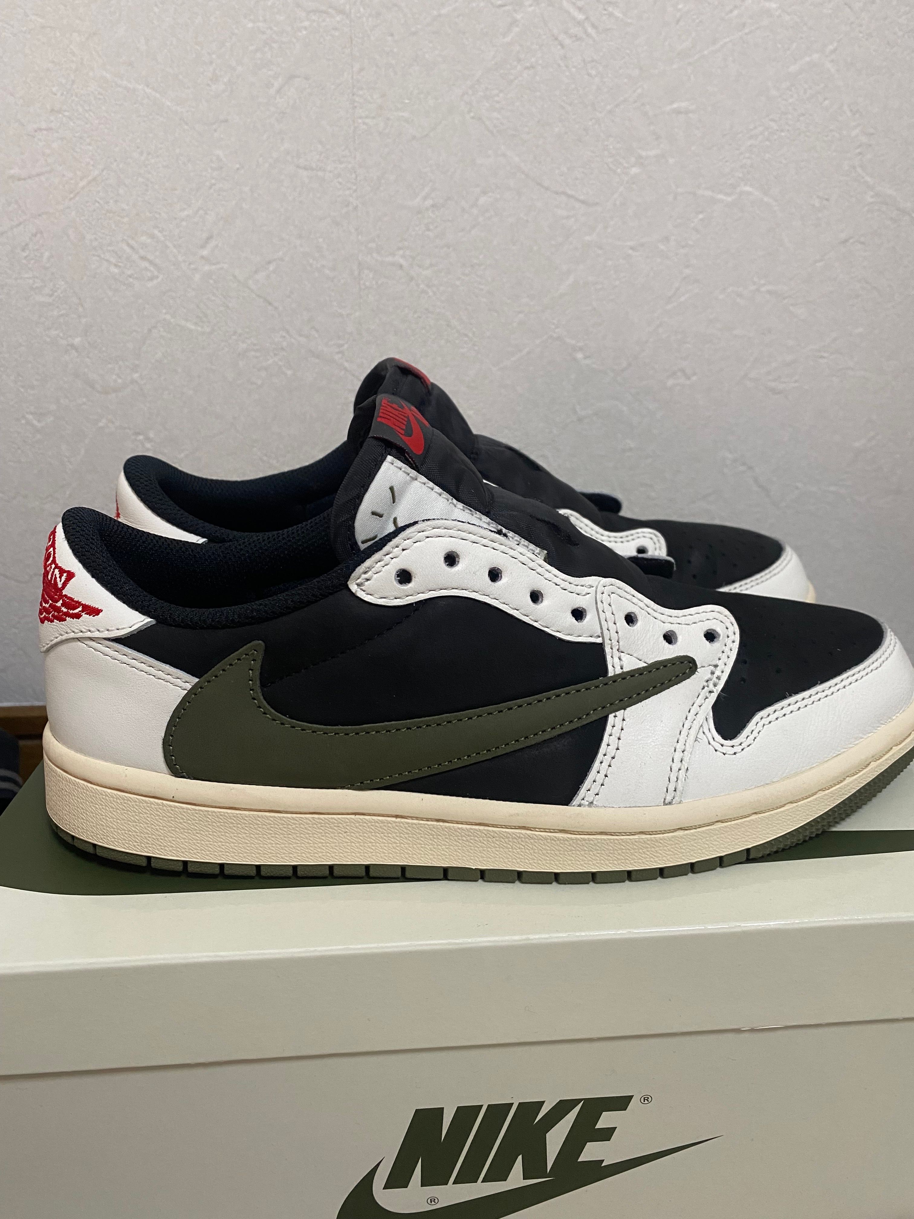 Travis Scott × Nike Women's Air Jordan 1 Low OG "Medium Olive"
