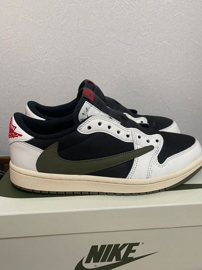 Travis Scott × Nike Women's Air Jordan 1 Low OG "Medium Olive"