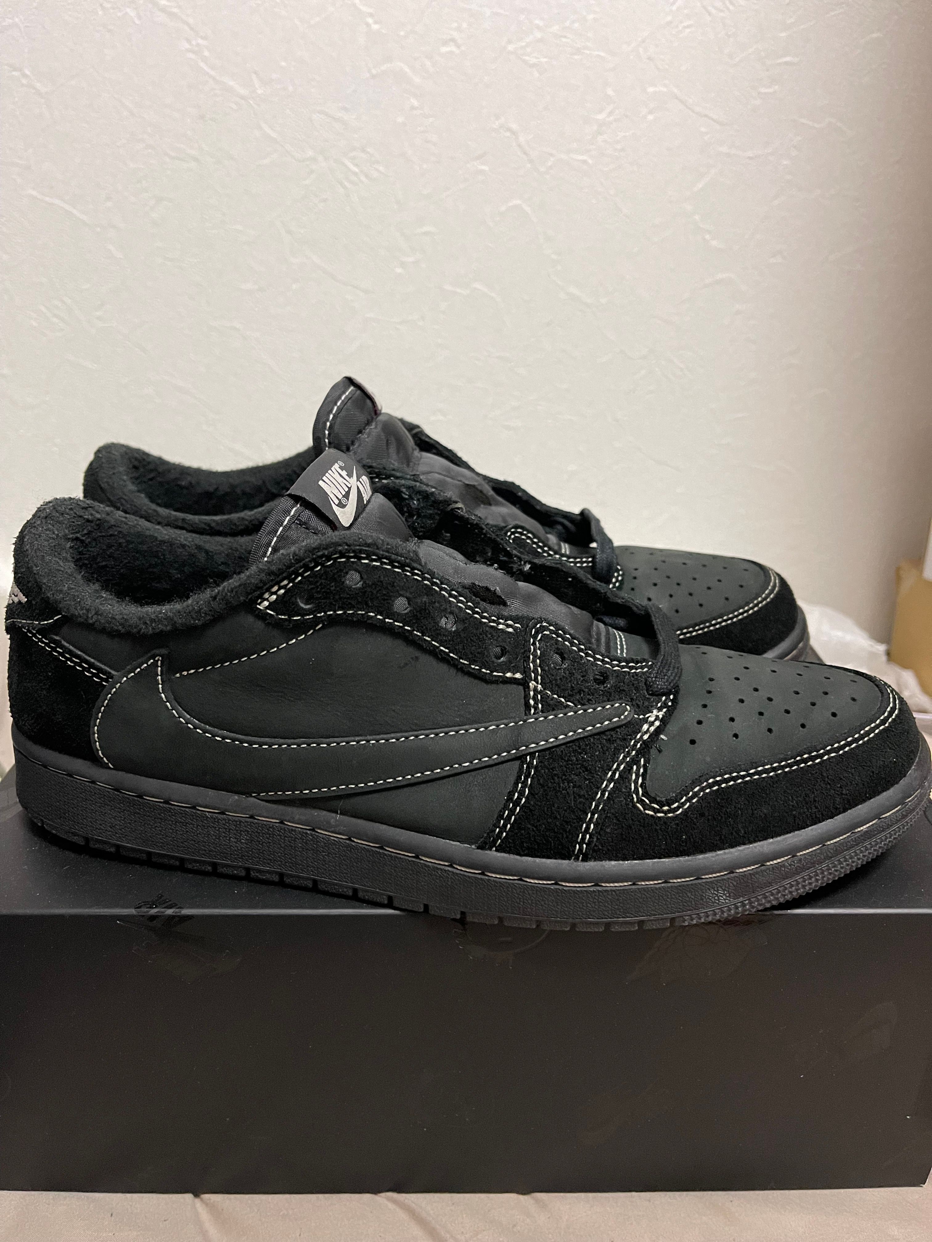 Travis Scott × Nike Air Jordan 1 Low OG SP "Black Phantom"