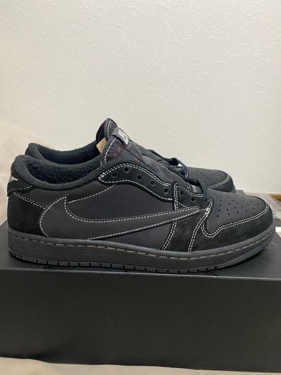 Travis Scott × Nike Air Jordan 1 Low OG SP "Black Phantom"