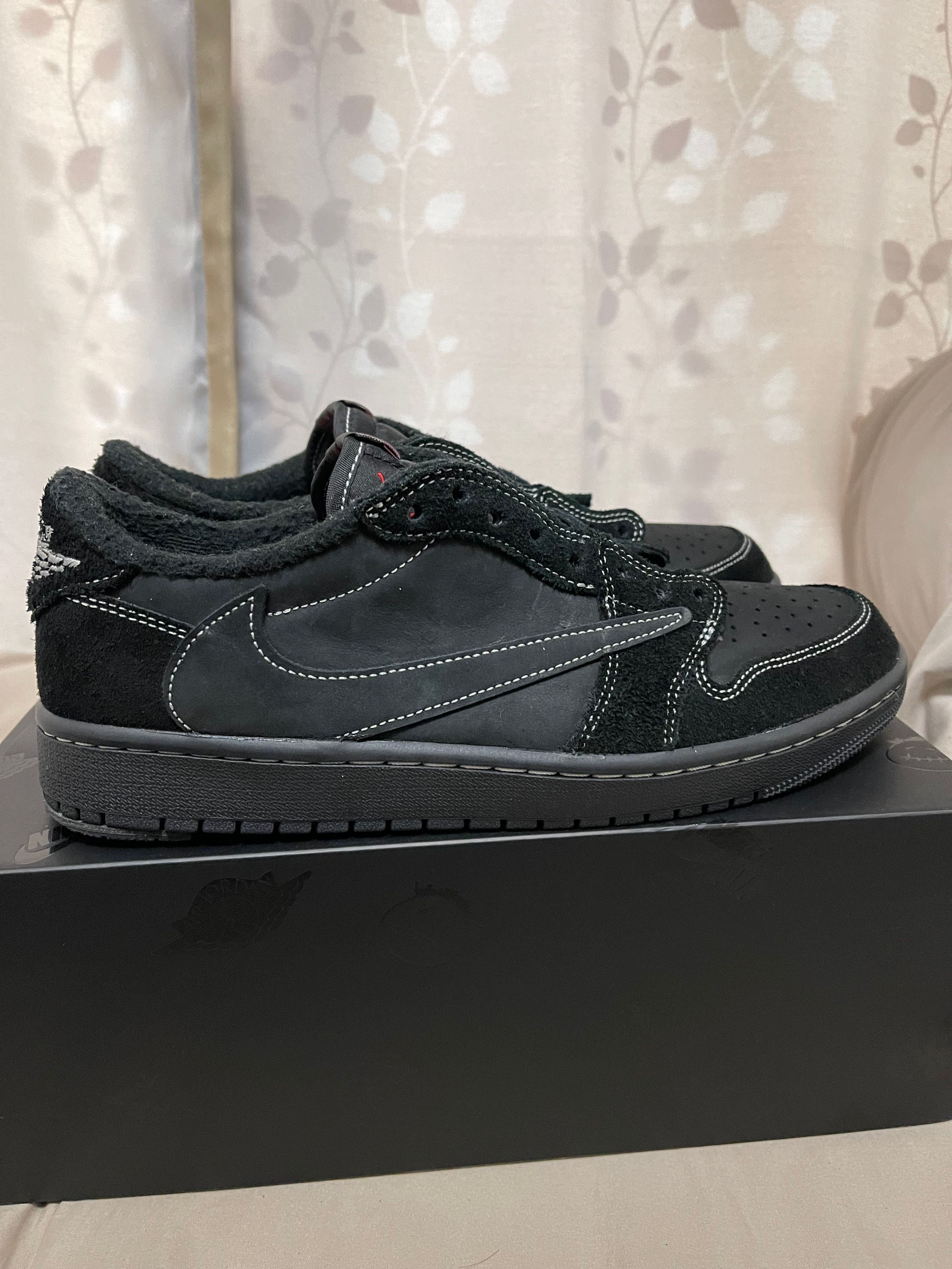 Travis Scott × Nike Air Jordan 1 Low OG SP "Black Phantom"
