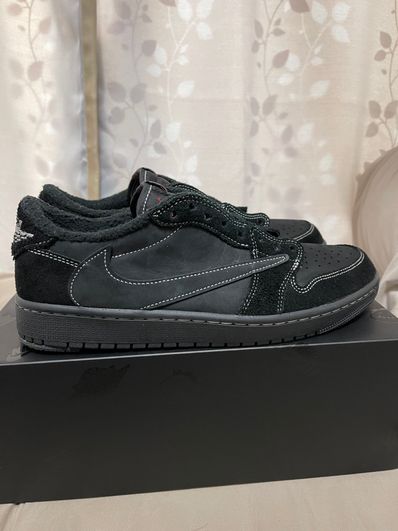 Travis Scott × Nike Air Jordan 1 Low OG SP "Black Phantom"