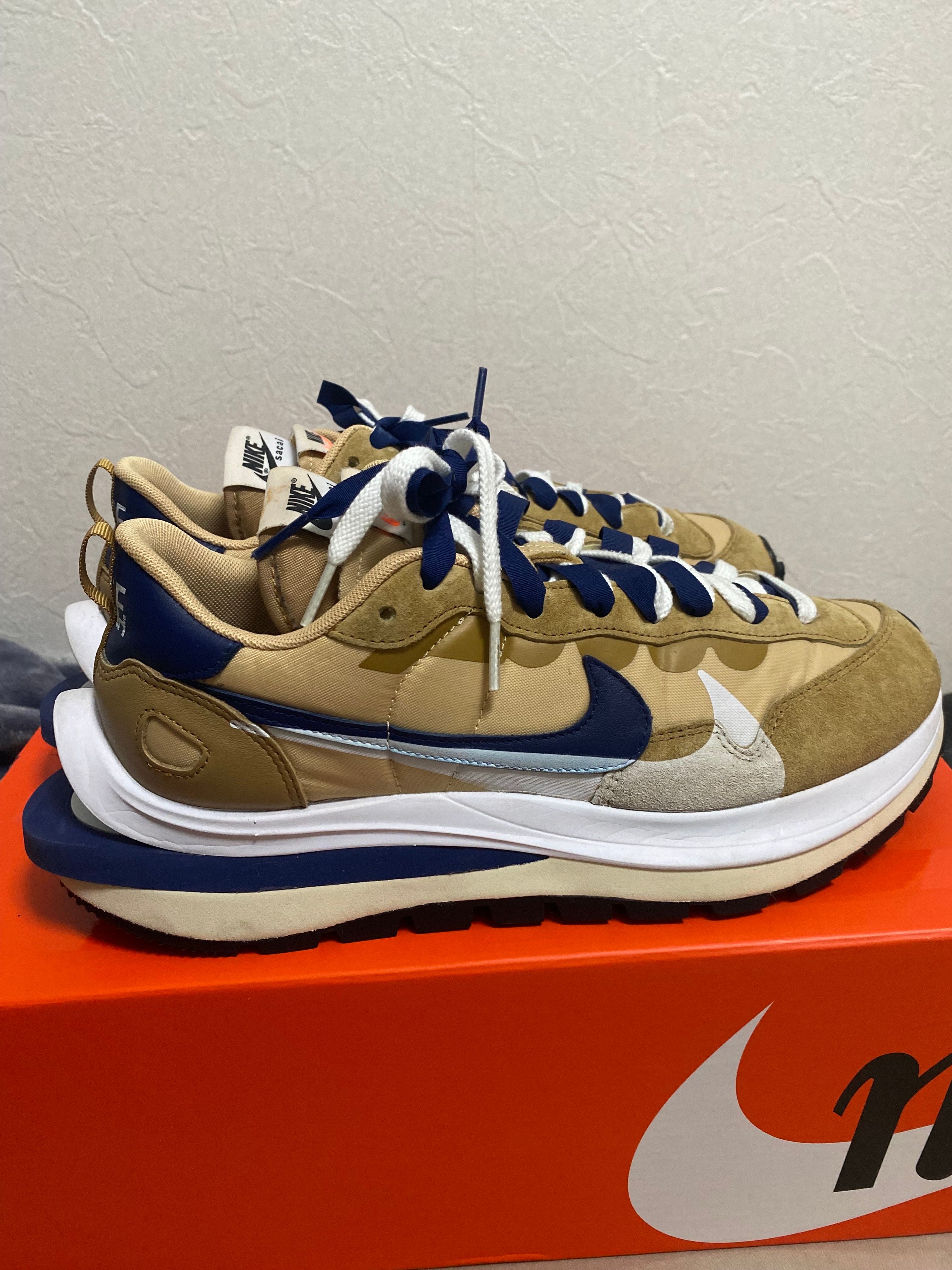 Sacai × Nike Vapor Waffle "Sesame And Blue Void"