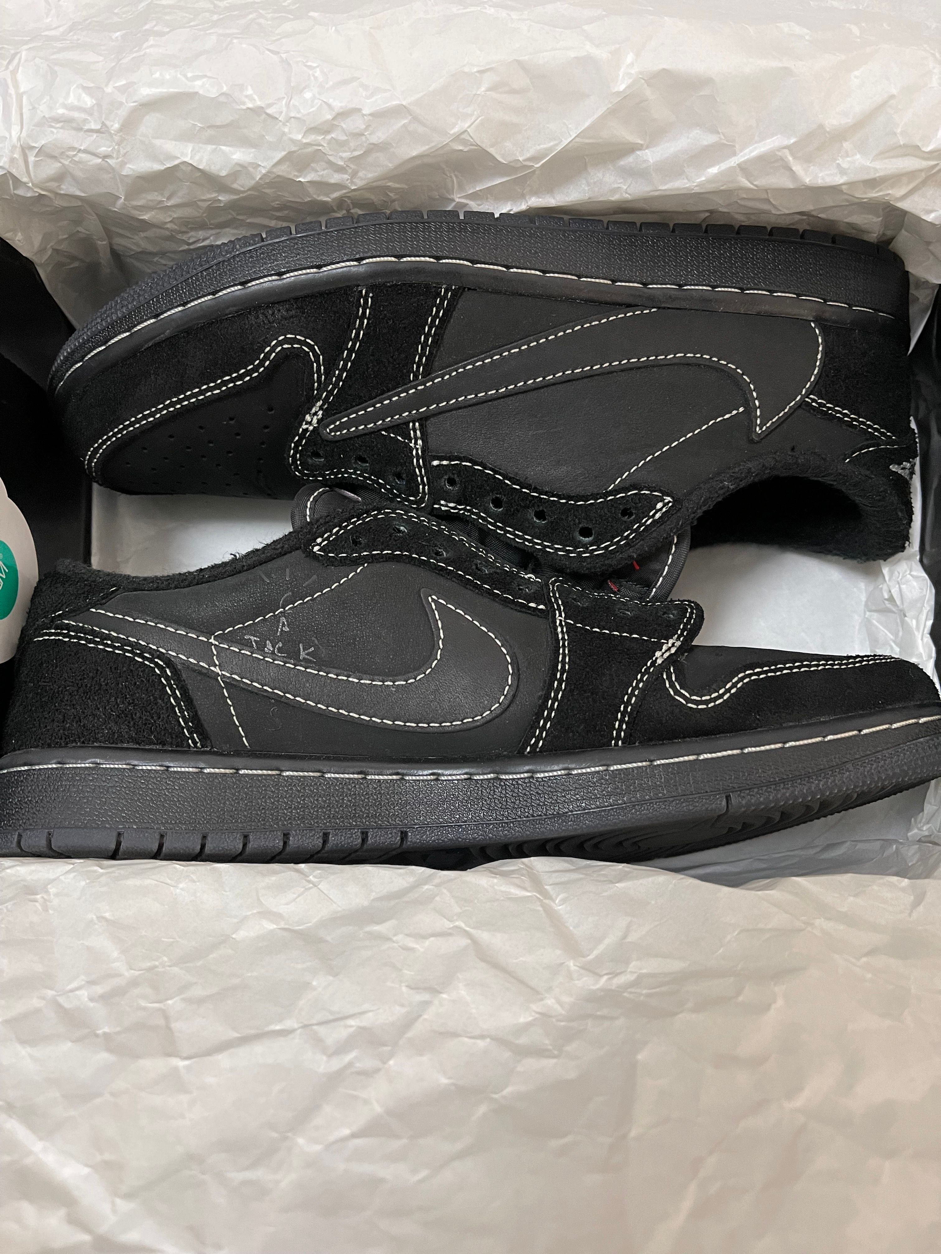 Travis Scott × Nike Air Jordan 1 Low OG SP "Black Phantom"
