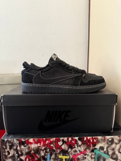 Travis Scott × Nike Air Jordan 1 Low OG SP "Black Phantom"