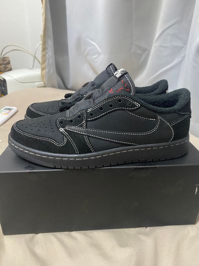 Travis Scott × Nike Air Jordan 1 Low OG SP "Black Phantom"