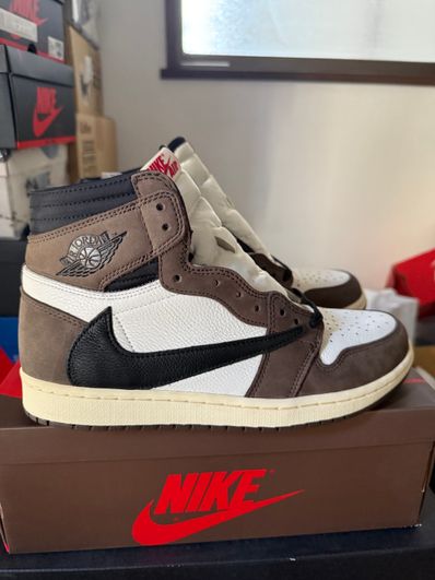 Travis Scott × Nike Air Jordan 1 Retro High OG TS SP "Sail/Dark Mocha"