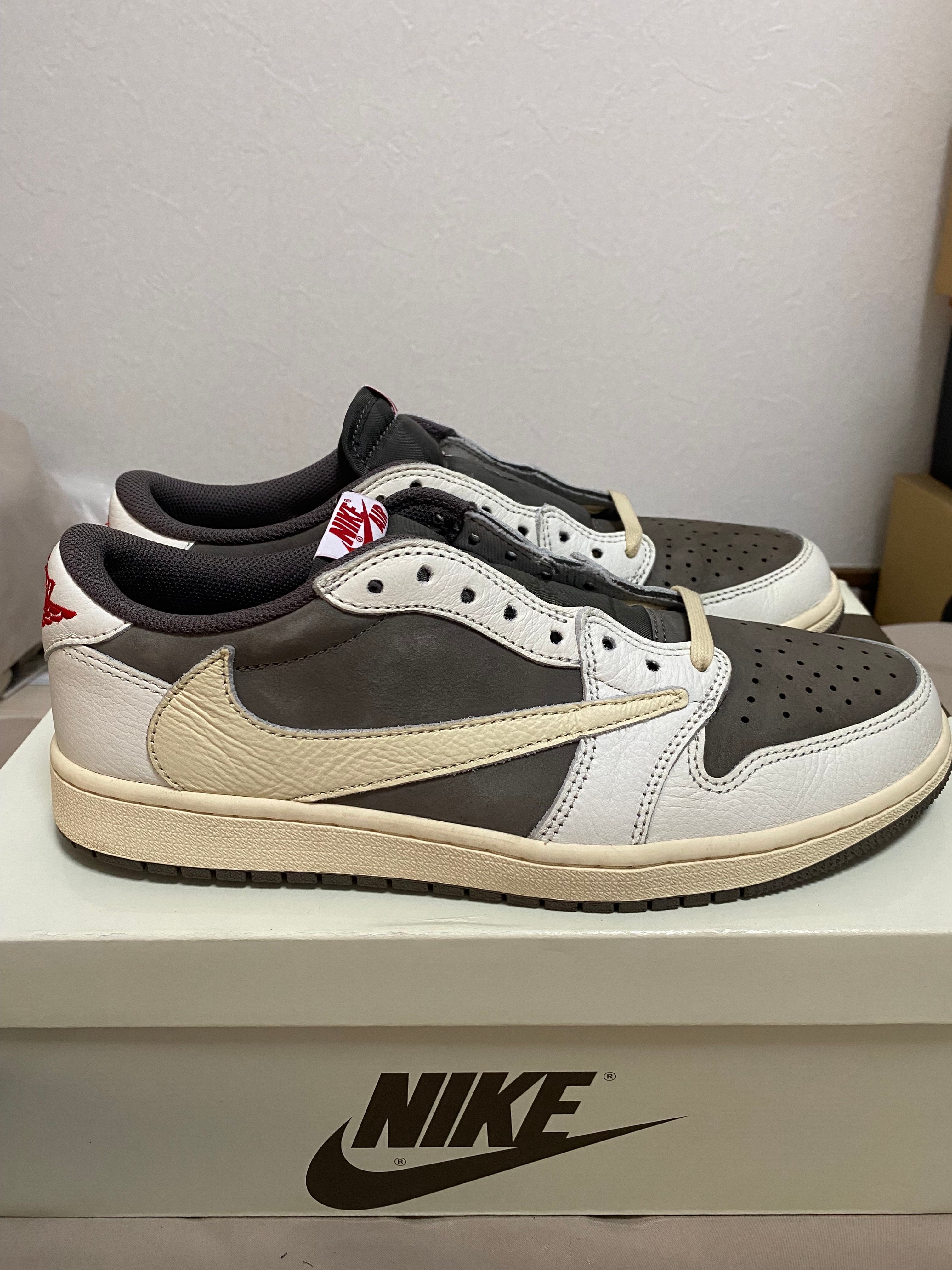 Travis Scott × Nike Air Jordan 1 Low OG SP "Reverse Mocha/Sail and Ridgerock"