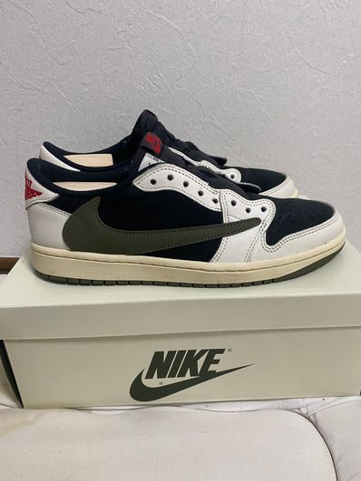 Travis Scott × Nike Women's Air Jordan 1 Low OG "Medium Olive"