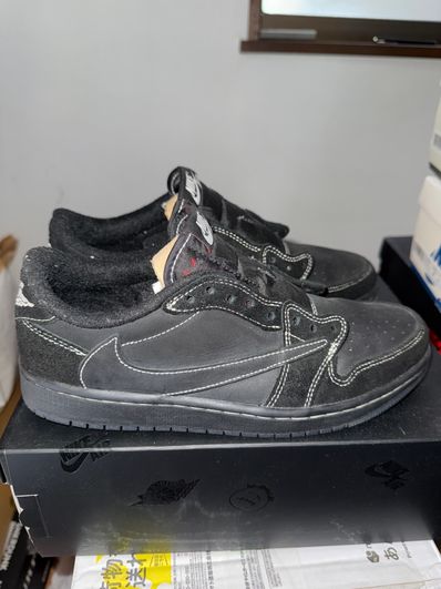 Travis Scott × Nike Air Jordan 1 Low OG SP "Black Phantom"